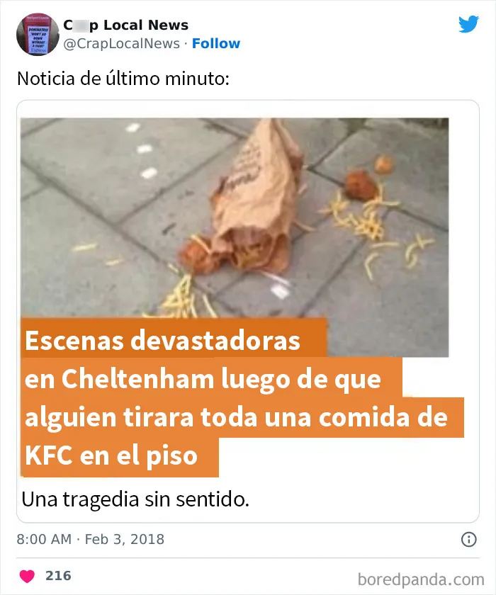 20 Titulares desquiciados encontrados en las noticias locales y compartidos en Twitter