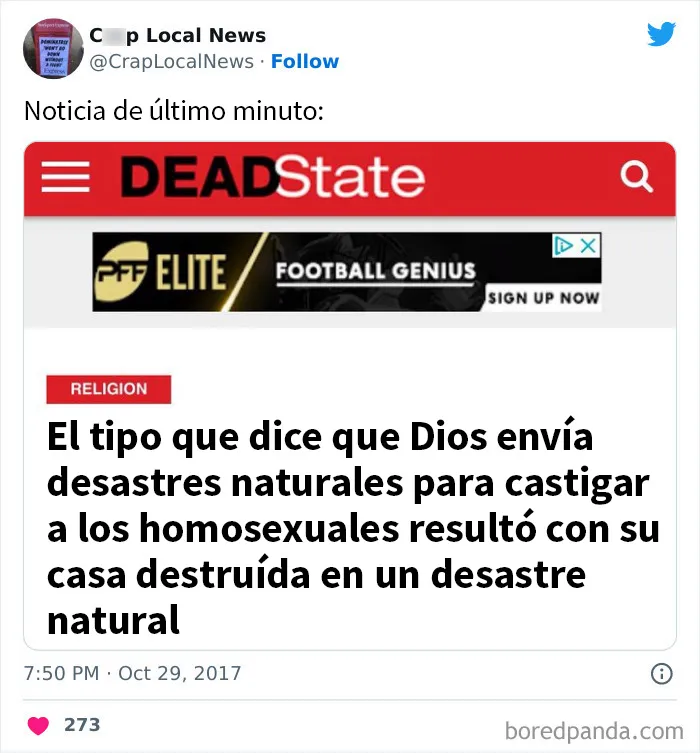 20 Titulares desquiciados encontrados en las noticias locales y compartidos en Twitter