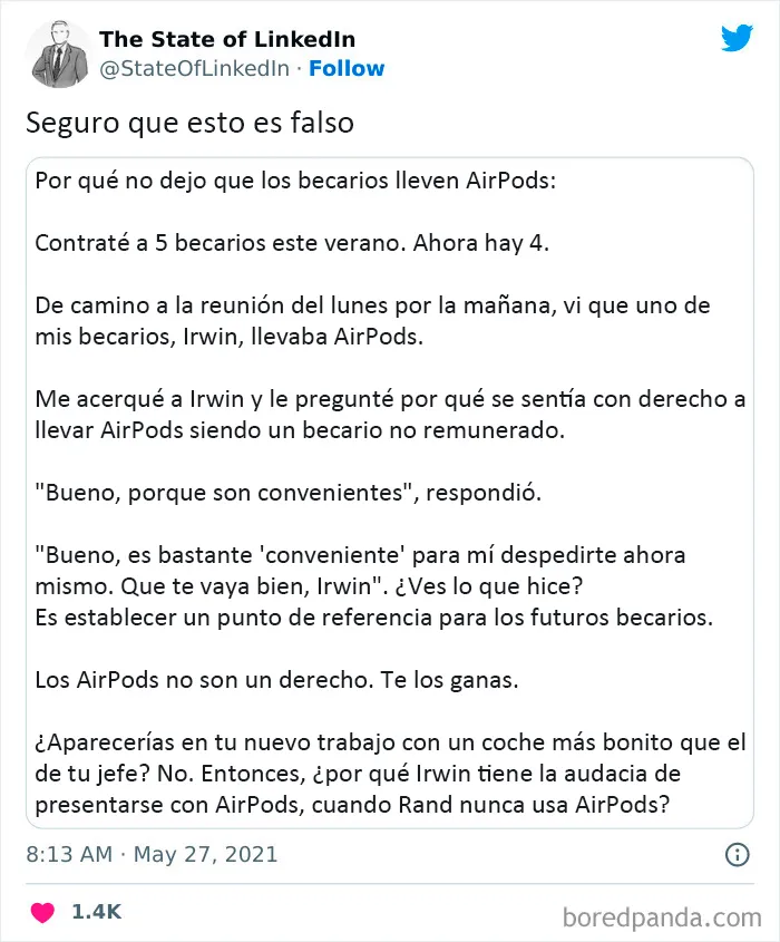 20 Publicaciones muy ridículas y fuera de lugar encontradas en LinkedIn