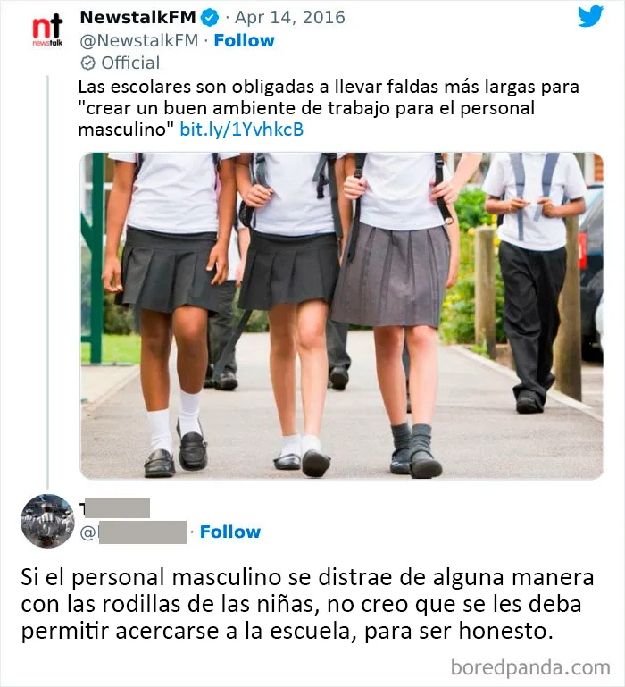 Faldas más largas para hombres de ideas cortas