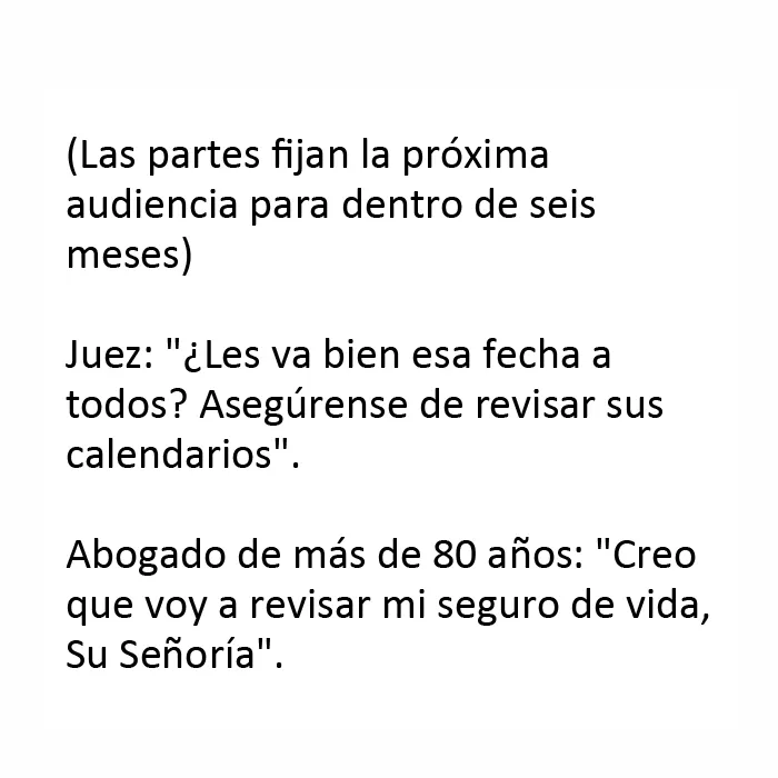 20 Conversaciones divertidas escuchadas en los juzgados (nuevas publicaciones)