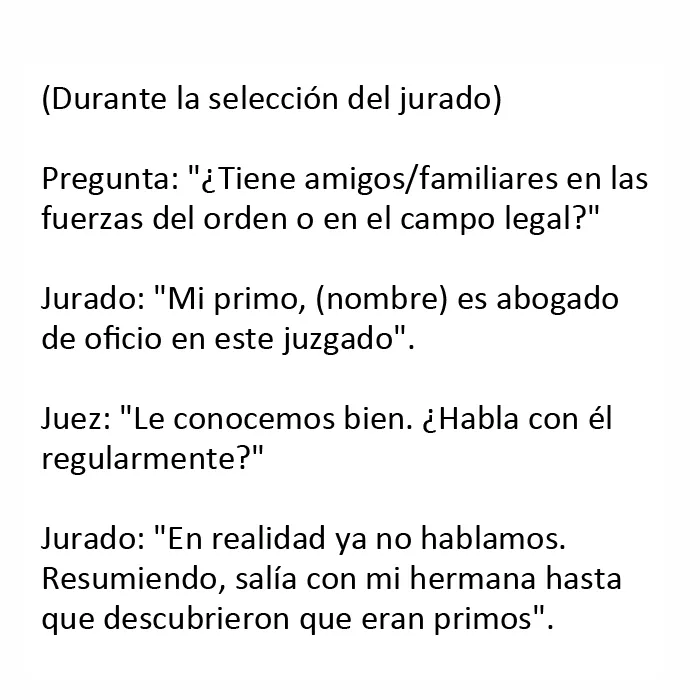 20 Conversaciones divertidas escuchadas en los juzgados (nuevas publicaciones)