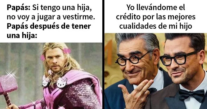 Papás siendo papás: 20 publicaciones y memes que resumen la paternidad