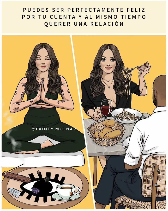12 Nuevos y honestos cómics de Lainey Molnar que exploran los estándares sociales