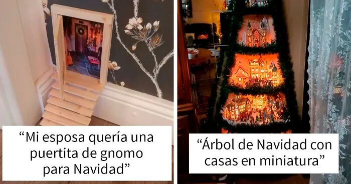 40 Decoraciones tan creativas que revivirán tu espíritu navideño