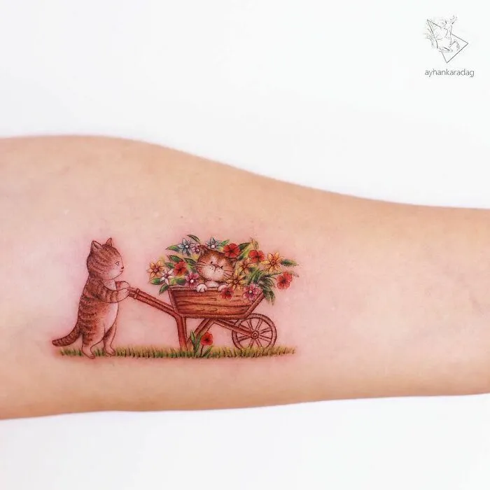 Este tatuador turco crea adorables escenas de cuento sobre la piel