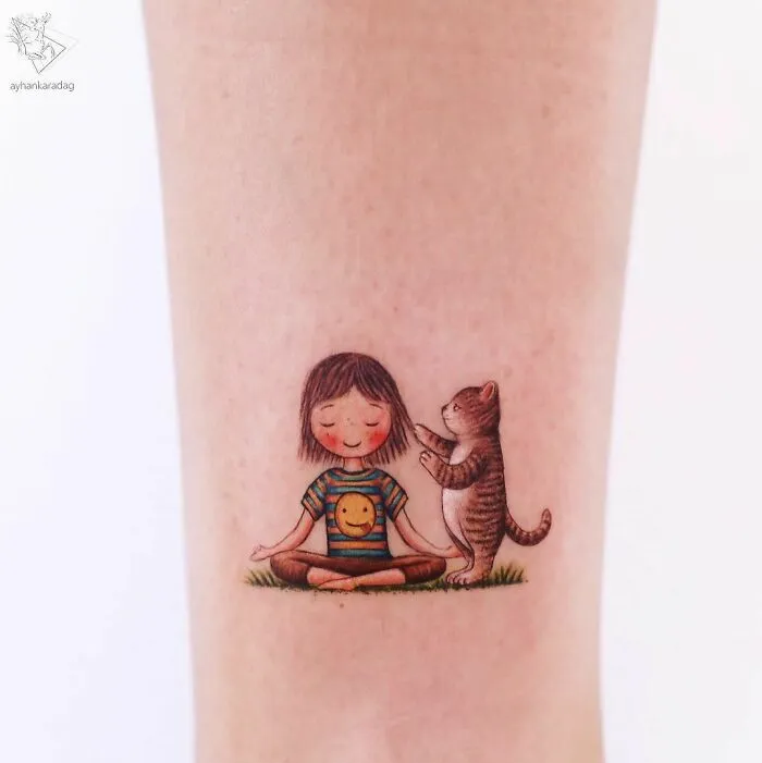 Este tatuador turco crea adorables escenas de cuento sobre la piel