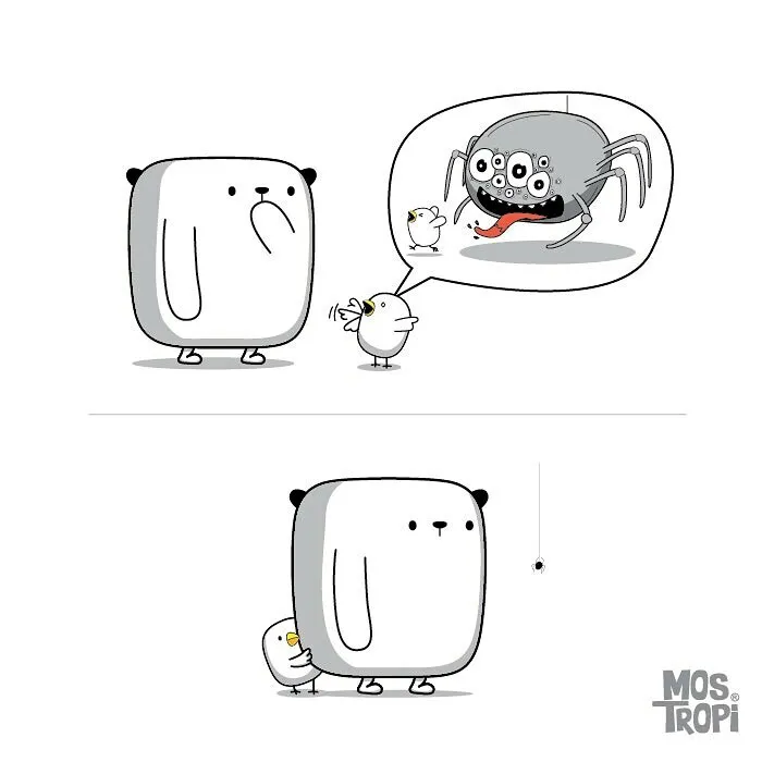 Este dibujante colombiano crea adorables cómics sobre animales, aquí tienes 50 muy entretenidos