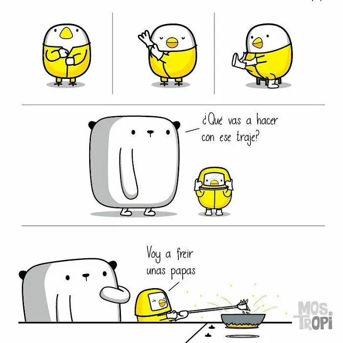 Este dibujante colombiano crea adorables cómics sobre animales, aquí tienes 50 muy entretenidos
