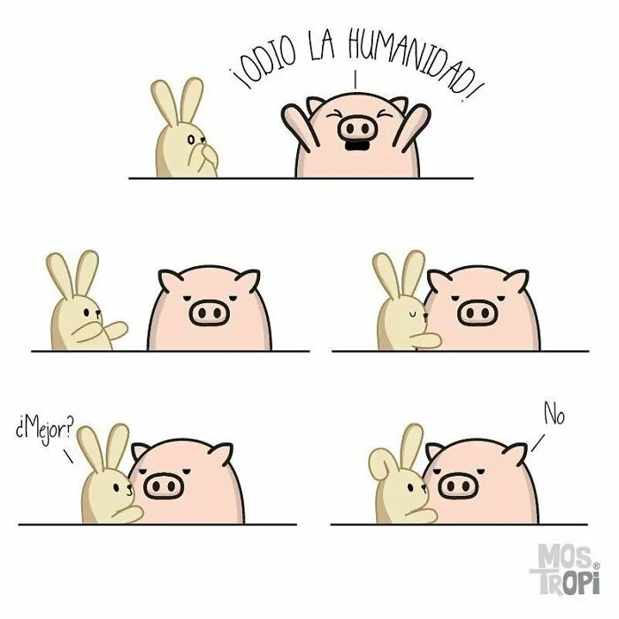 Este dibujante colombiano crea adorables cómics sobre animales, aquí tienes 50 muy entretenidos