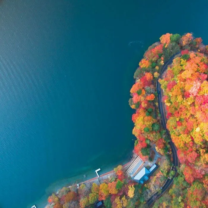 La colorida naturaleza de Japón desde el aire: 30 fotos con dron