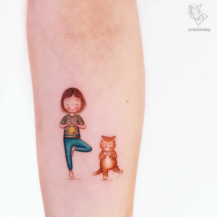 Este tatuador turco crea adorables escenas de cuento sobre la piel