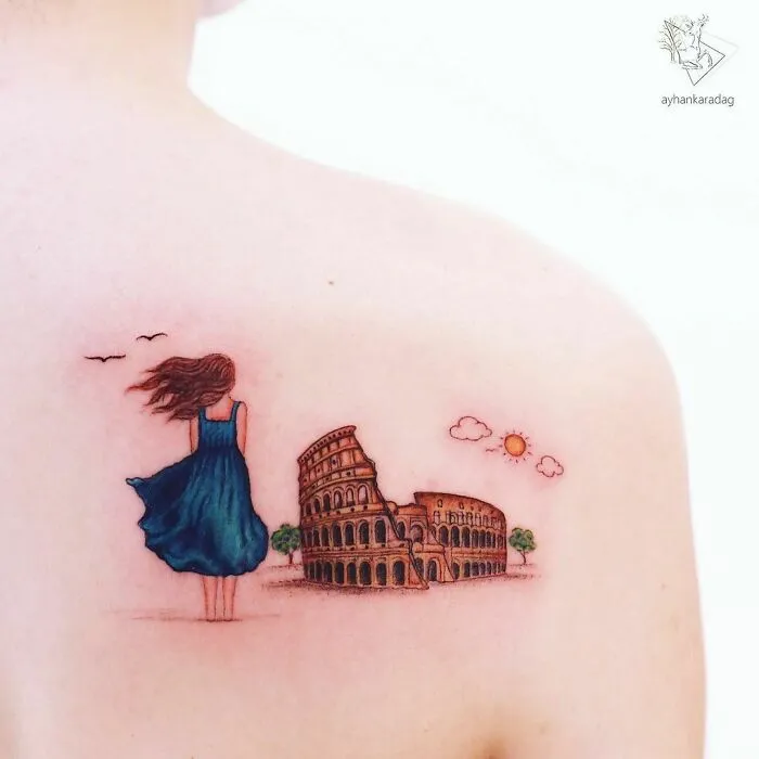 Este tatuador turco crea adorables escenas de cuento sobre la piel