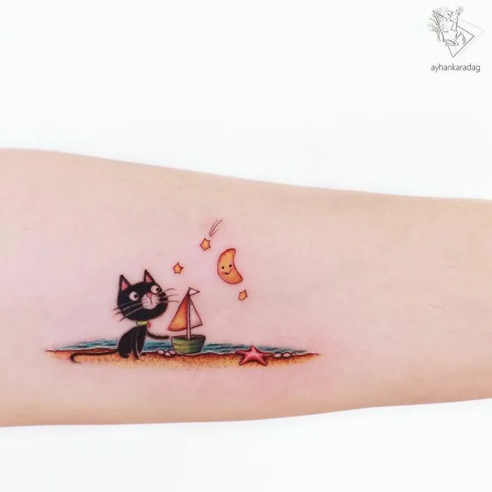 Este tatuador turco crea adorables escenas de cuento sobre la piel