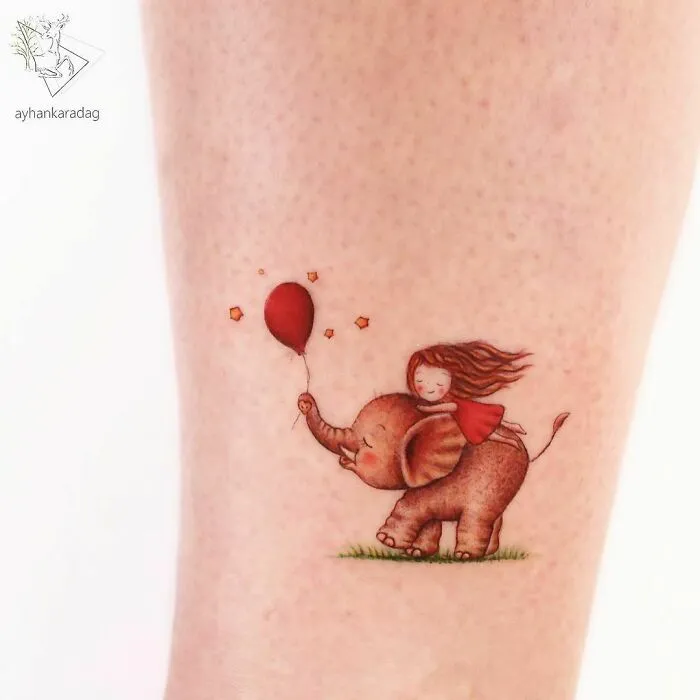 Este tatuador turco crea adorables escenas de cuento sobre la piel