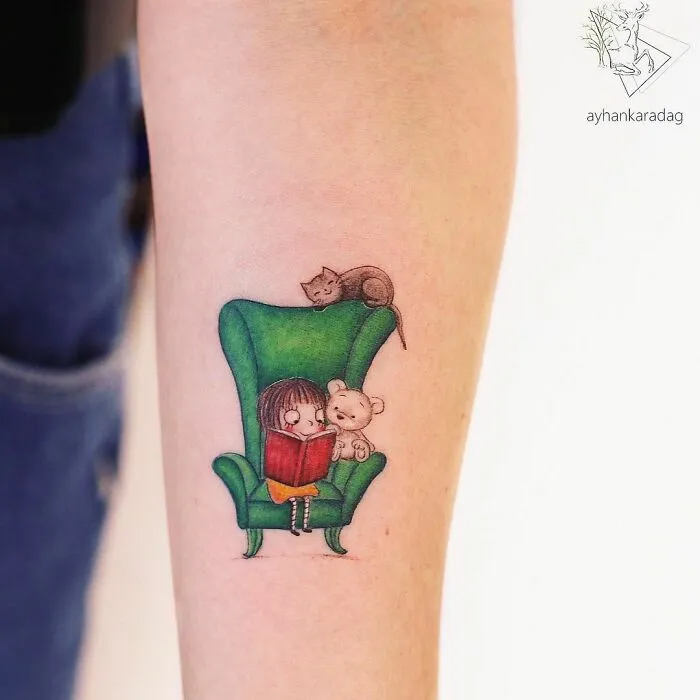 Este tatuador turco crea adorables escenas de cuento sobre la piel