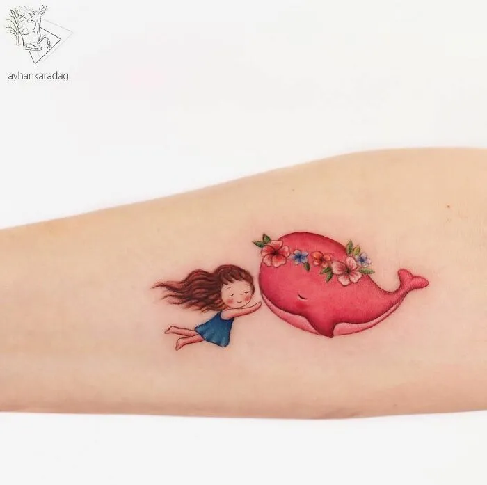 Este tatuador turco crea adorables escenas de cuento sobre la piel