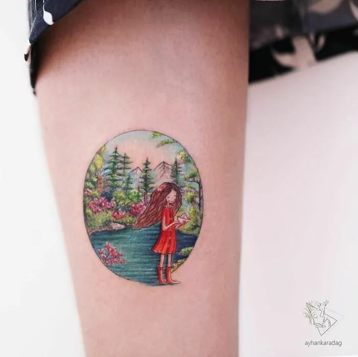 Este tatuador turco crea adorables escenas de cuento sobre la piel