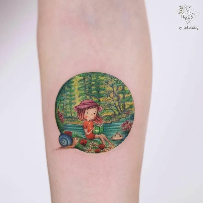 Este tatuador turco crea adorables escenas de cuento sobre la piel