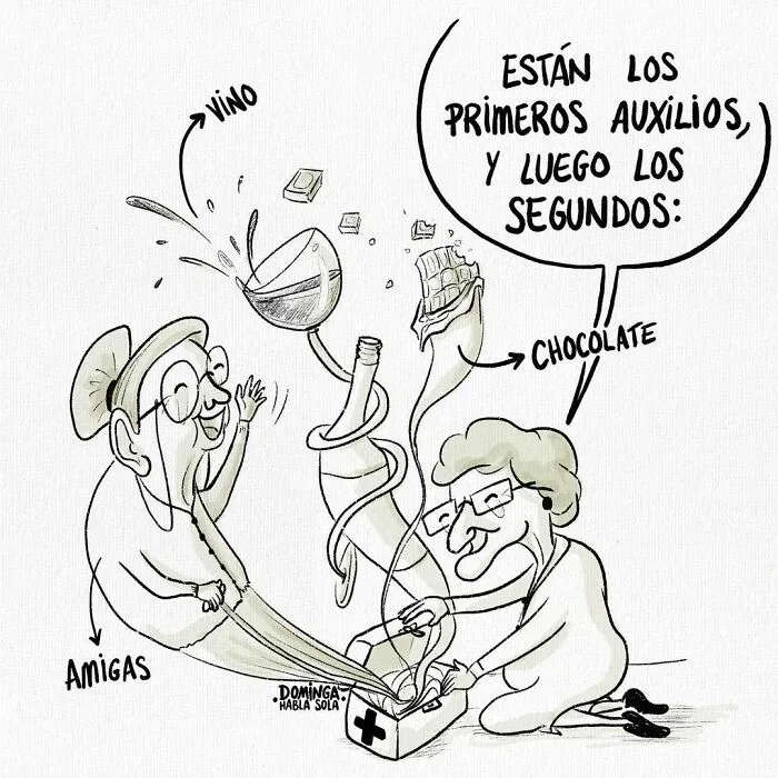 Esta adorable abuela comparte sus perlas de sabiduría en 45 divertidos cómics