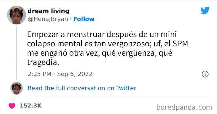 Esta página comparte publicaciones divertidas con las que la mayoría de las mujeres se pueden identificar