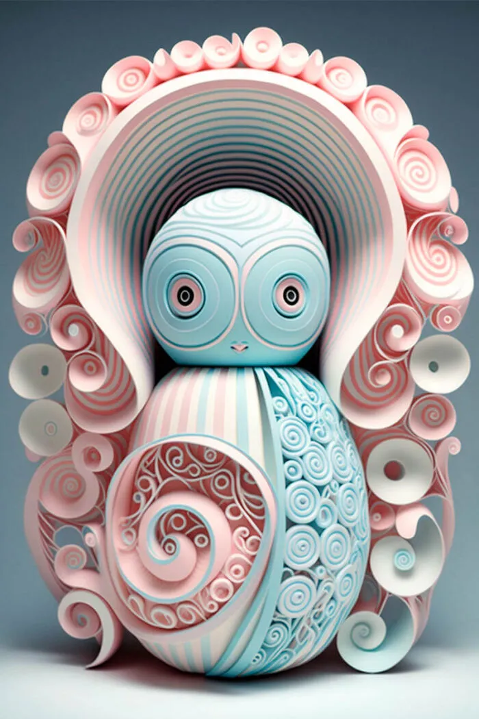 He Hecho Estos Paper Arts Con Midjourney Y Photoshop
