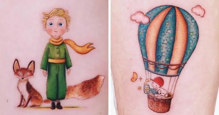 Este tatuador turco crea adorables escenas de cuento sobre la piel