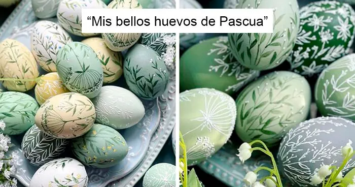 30 Increíbles huevos de Pascua decorados esta Semana Santa