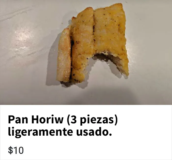 Lo primero que vi cuando abrí el Marketplace de Facebook 