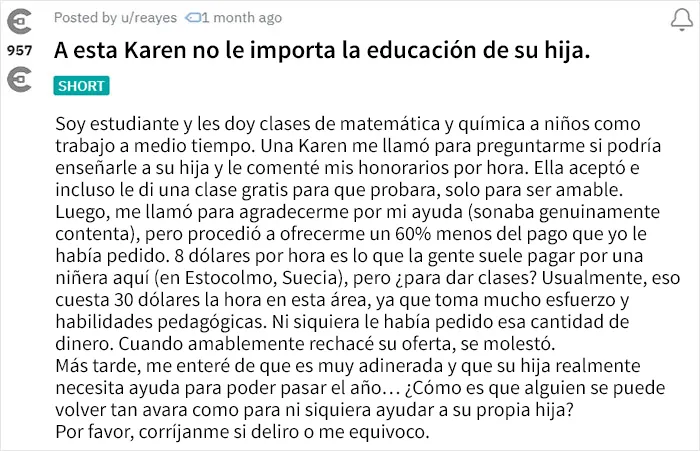 Probablemente, ella tampoco pagaría eso