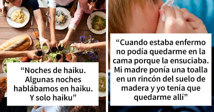 La gente comparte 25 normas insólitas de sus hogares que tenían que cumplir cuando eran pequeños