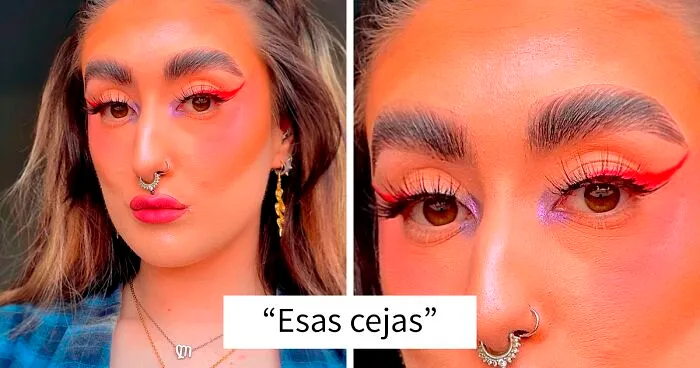 Este grupo online recopila fallos de maquillaje, y aquí tienes 35 de los peores (nuevas fotos)