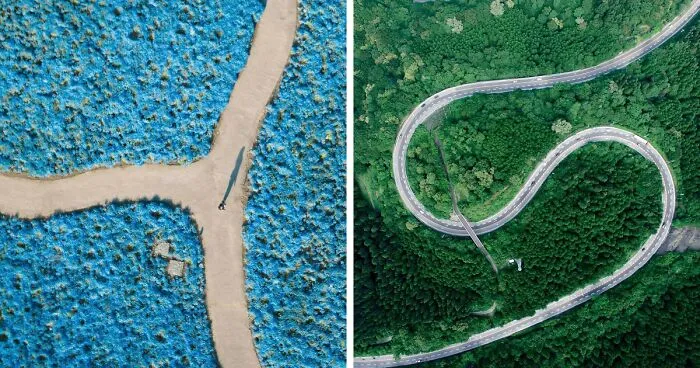 La colorida naturaleza de Japón desde el aire: 30 fotos con dron