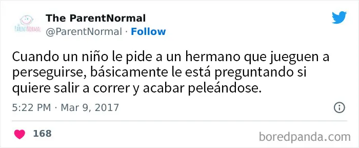 20 Tuits de padres mostrando la loca dinámica de criar hermanos
