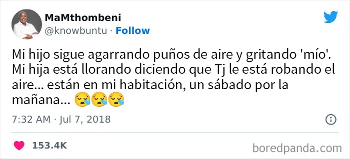 20 Tuits de padres mostrando la loca dinámica de criar hermanos