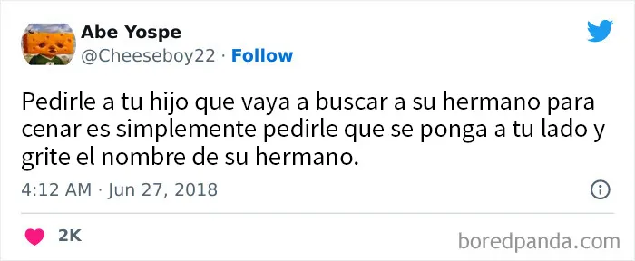 20 Tuits de padres mostrando la loca dinámica de criar hermanos