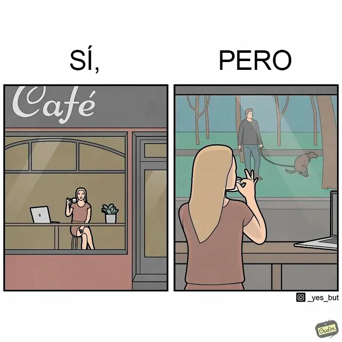 "Sí, pero": 20 Nuevas e ingeniosas ilustraciones sobre nuestras contradicciones humanas