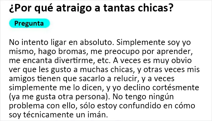 Reddit ¿Puedes decirme por qué estoy tan bueno y soy tan irresistible?