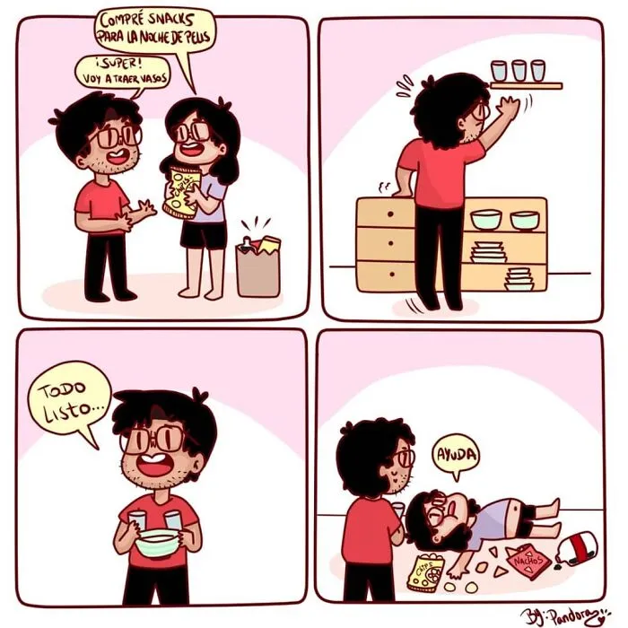 Esta dibujante boliviana comparte su vida en divertidos y adorables cómics
