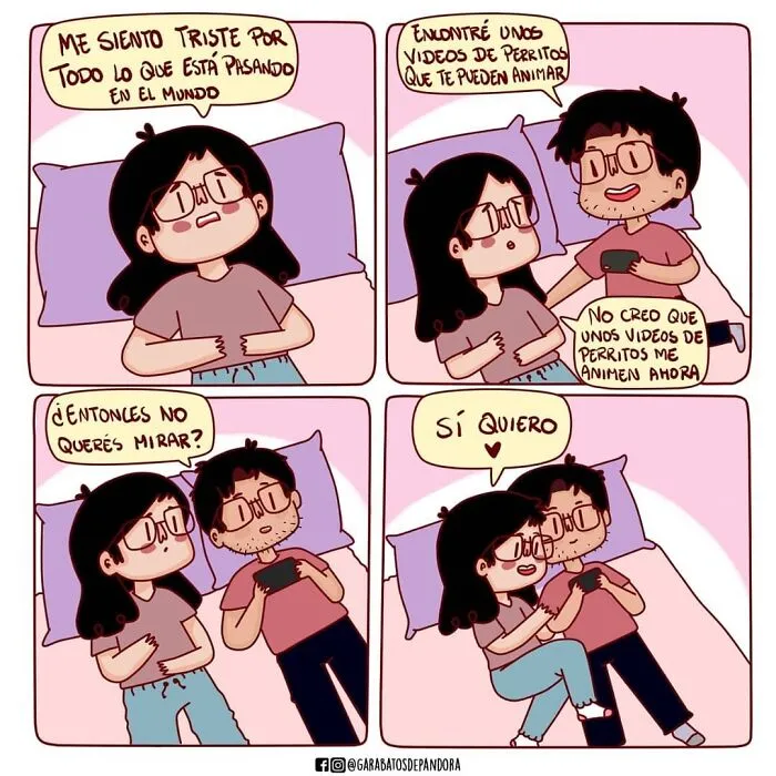 Esta dibujante boliviana comparte su vida en divertidos y adorables cómics