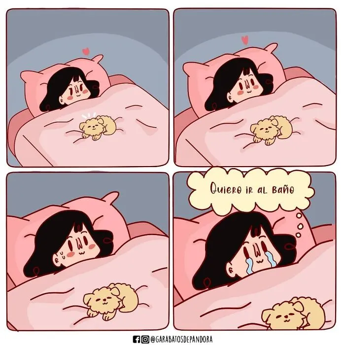 Esta dibujante boliviana comparte su vida en divertidos y adorables cómics