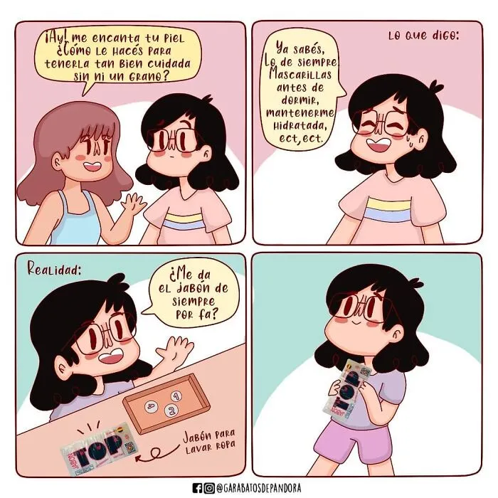 Esta dibujante boliviana comparte su vida en divertidos y adorables cómics