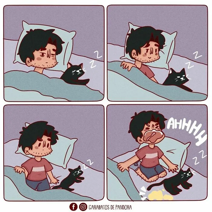 Esta dibujante boliviana comparte su vida en divertidos y adorables cómics