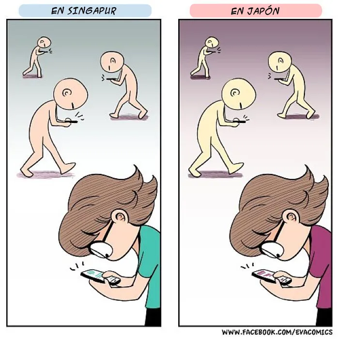 20 Cómics sobre las diferencias entre Japón y otros países que experimentó la dibujante al vivir allí