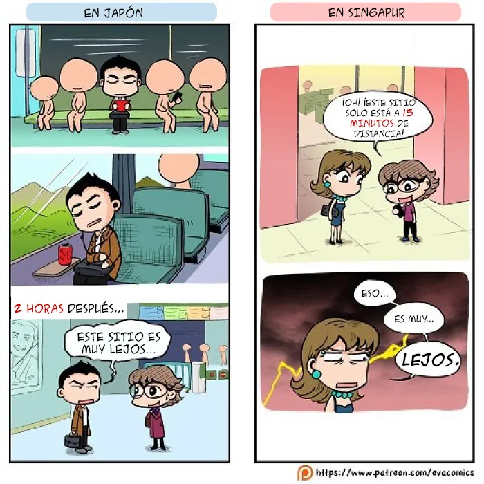 20 Cómics sobre las diferencias entre Japón y otros países que experimentó la dibujante al vivir allí
