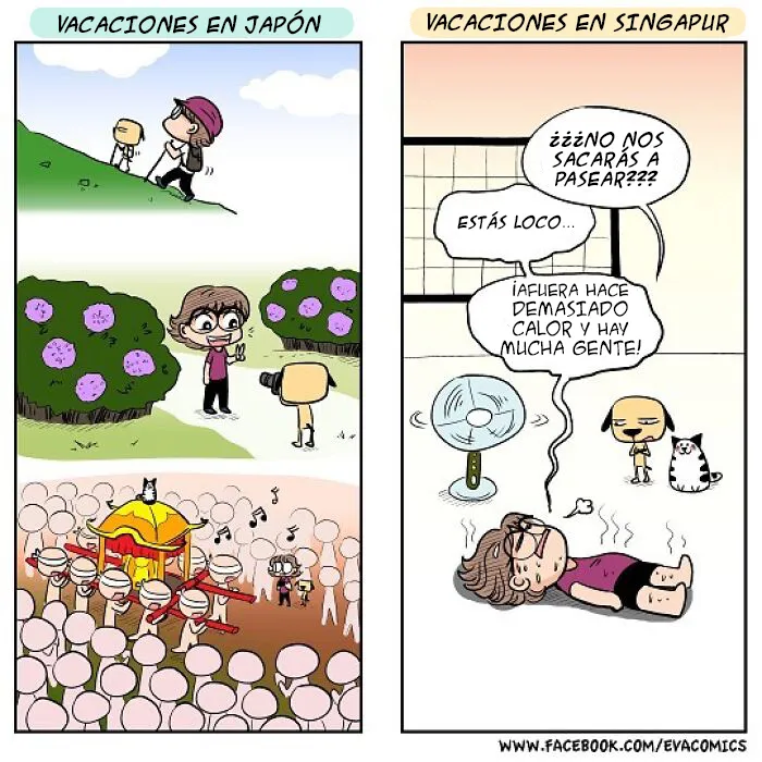 20 Cómics sobre las diferencias entre Japón y otros países que experimentó la dibujante al vivir allí
