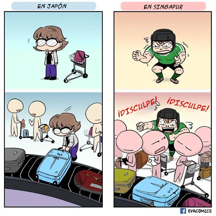 20 Cómics sobre las diferencias entre Japón y otros países que experimentó la dibujante al vivir allí