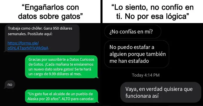 16 Capturas de pantalla muy satisfactorias de estafadores siendo pillados