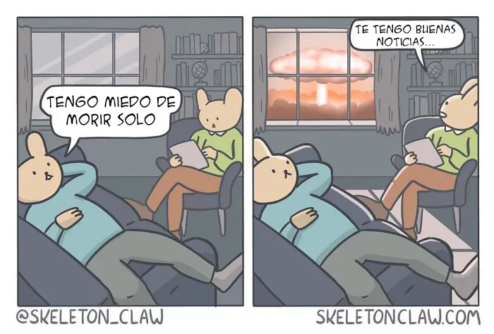 15 Cómics extrañamente oscuros y divertidos de Skeleton Claw