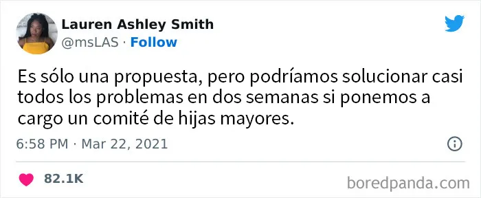 20 Hijas mayores que no se contuvieron a la hora de tuitear sobre cómo es
